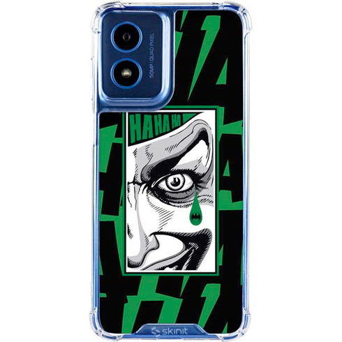 DC Comics The Joker Teardrop Card Moto G 5G (2024) Clear Case